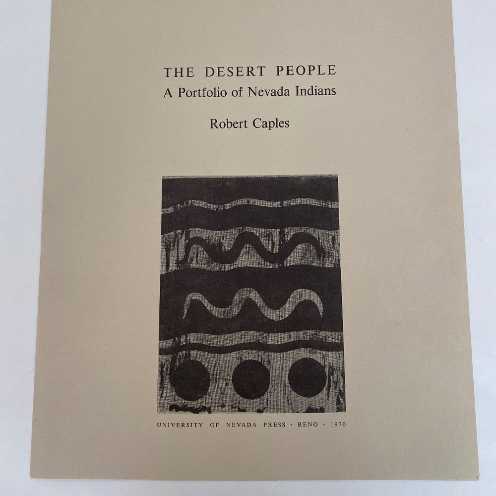"The Desert People" Charcoal Sketches of Native Americans by Robert Caples, 1970